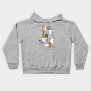 Find your own way Kids Hoodie